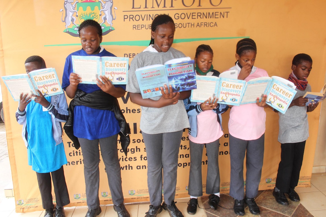  Limpopo Library Week Campaign held in various Districts of the Province under the theme 'ReImagine, RePurporse, Rediscover Libraries'. 